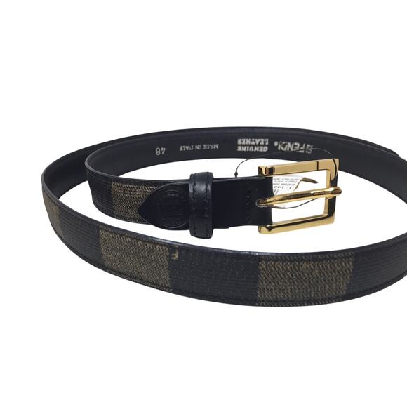 Fendi Vintage Penguin Stripe Belt in Box with Tag - Picture 1 of 16